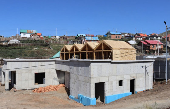 Сонгинохайрхан дүүргийн 28 дугаар хороонд нийтийн ахуйн үйлчилгээний цогцолбор барьж байна