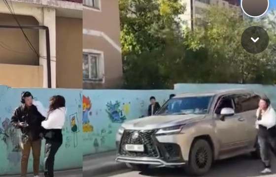 LEXUS 600 машины жолооч эмэгтэй: Тэр хүүхэд миний машиныг өшиглөсөн учраас би гар хүрсэн 