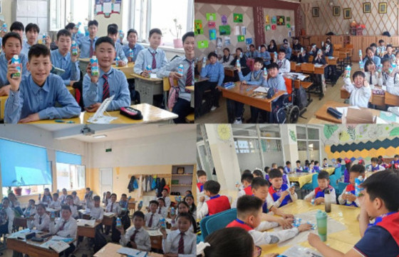 Нийслэлийн ЕБС-иудад “Сүү” төсөл хэрэгжиж байна