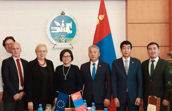 Монгол Улс, Европын Холбоо хоорондын Ойн түншлэлийн хүрээнд шинээр хэрэгжих хоёр төслийг баталгаажуулав