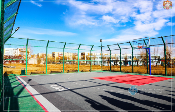 Багануур, Налайх, Баянзүрх дүүргийн есөн байршилд олон улсын стандартын 3х3 сагсан бөмбөгийн талбай байгуулжээ