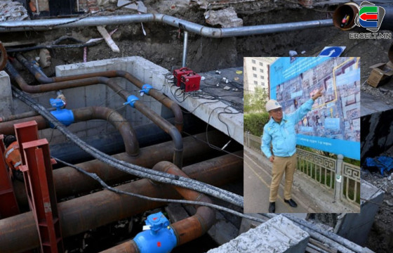 Э.Мөндөр: 2а магистраль шугамын нөхөн сэргээлтийн ажил 10 хоногийн дараа дуусна