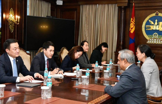 УИХ-ын дарга Д.Амарбаясгалан Монгол Улс дахь НҮБ-ын Суурин зохицуулагч Тапан Мишраг хүлээн авч уулзлаа