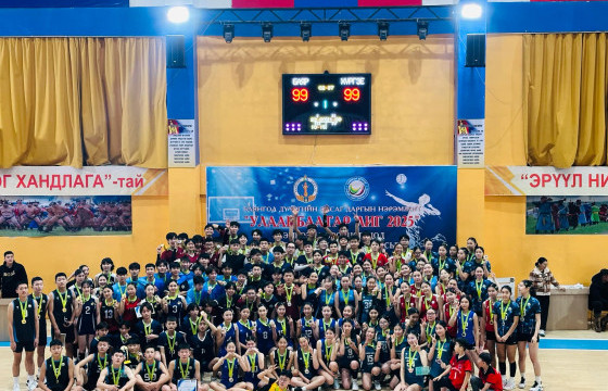 Сурагчдын “Улаанбаатар лиг-2025” гар бөмбөгийн тэмцээн өндөрлөв