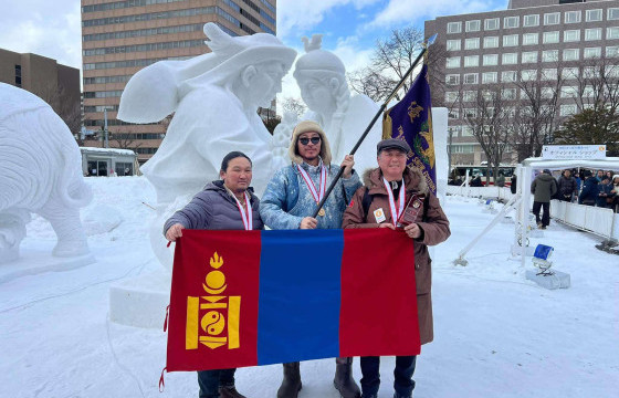 Манай уран бүтээлчид  Саппорогийн цасны фестивальд тэргүүн байр эзэлжээ