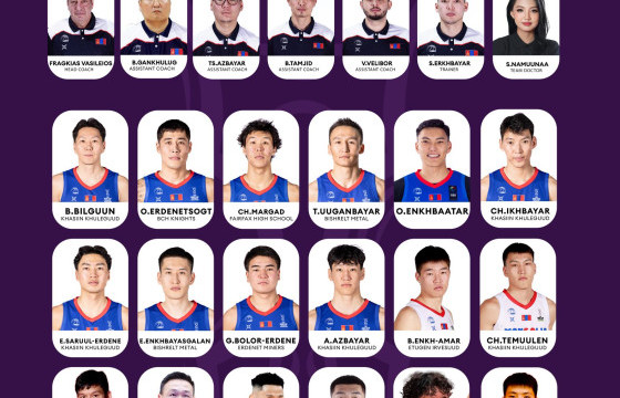 “FIBA Asia Cup”-д өрсөлдөх багийн бүрэлдэхүүнийг зарлав