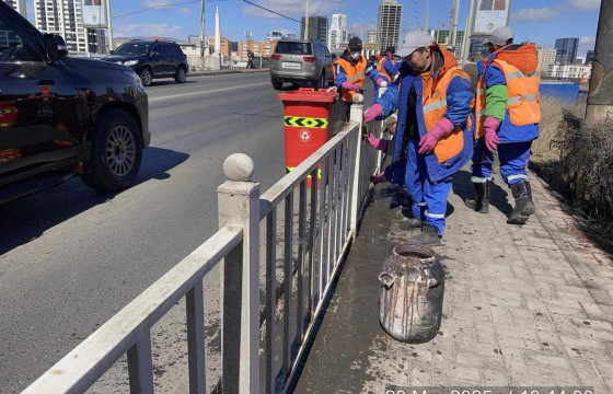 Нийслэлд бүх нийтийн их цэвэрлэгээ үргэлжилж байна