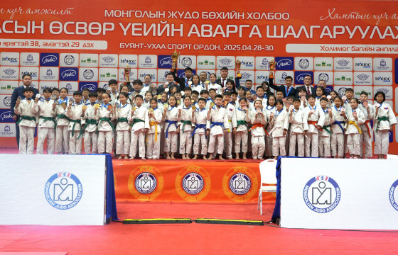 Жүдо бөхийн холимог багийн улсын аваргууд тодорлоо
