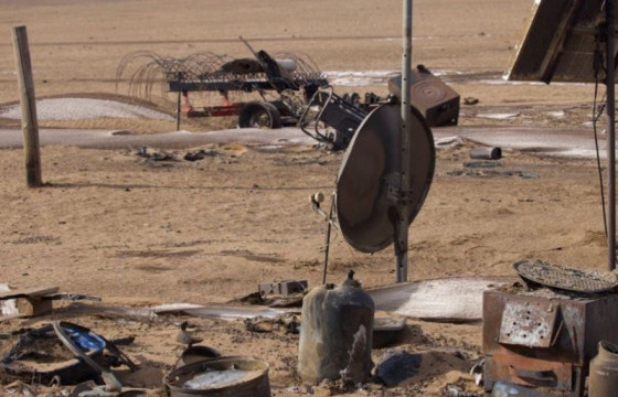 Хээрийн түймэр гарч, малын саравч, гэр шатжээ