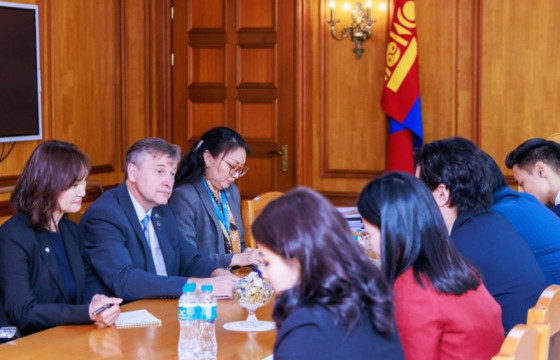 Монгол Улс дахь НҮБ-ын Суурин зохицуулагч Яап Ван Хиердэнийг хүлээн авч уулзав