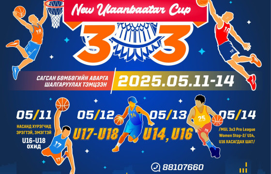 Сагсан бөмбөгийн “ШИНЭ УЛААНБААТАР 3x3 КАП