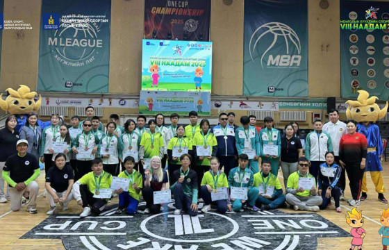 Хүүхдийн наадмын хонхтой бөмбөгийн тэмцээний аваргууд тодров