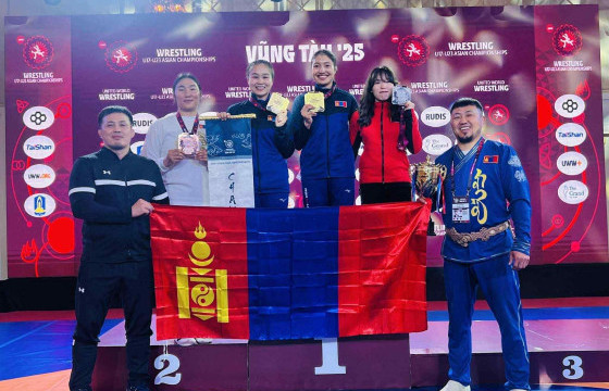 Чөлөөтийнхөн “U23” ангиллын Азийн аваргаас 3 алт, 2 мөнгө, 2 хүрэл медаль хүртэв