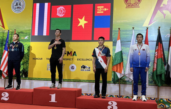 Н.Амгаланбаяр муайтайгийн Азийн аваргаас хүрэл медаль авав