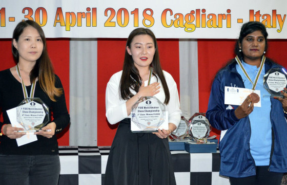 ЭНЭ ӨДӨР ШАТАР СОНИРХОГЧДЫН ДЭЛХИЙН ХОШОЙ АВАРГА Б.БАЯРМАА МЭНДЭЛЖЭЭ