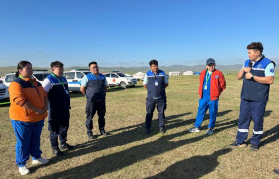 Хүй долоон худагт түргэн тусламжийн бэлэн байдлыг ханган ажиллаж байна