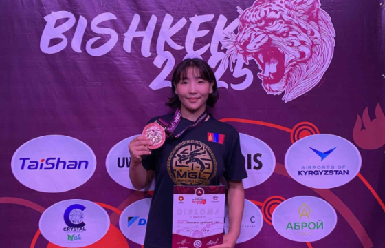 Л.Эрдэнэболор чөлөөт бөхийн “U20” насны Азийн аваргаас хүрэл медаль хүртжээ