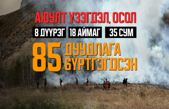Аюулт үзэгдэл, ослын 85 дуудлагаар 31 иргэний амь насыг аварчээ