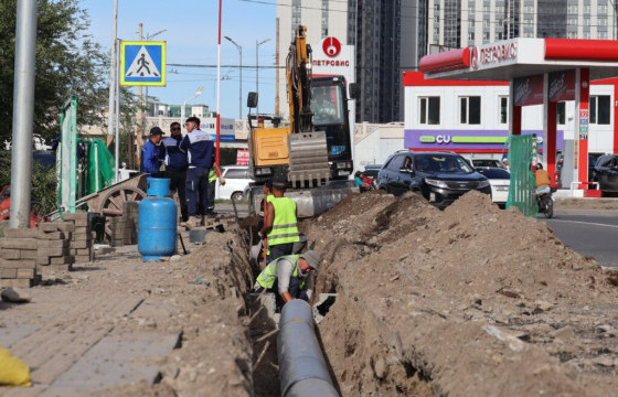 Энхтайваны гүүрний доор борооны ус зайлуулах шугамын угсралтын ажил эхэллээ