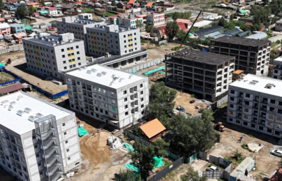 Шархад дэд төвийн 110 айлын орон сууцны барилга угсралтын ажил дууслаа