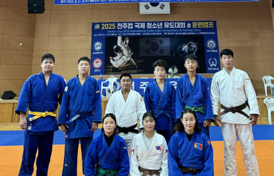 Жүдочин хүүхдүүд Өмнөд Солонгост хамтарсан бэлтгэл хийж эхэллээ