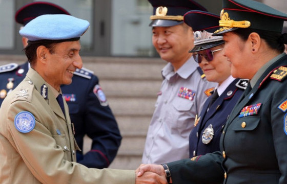 НҮБ-ын Цагдаагийн албаны дарга Файзал Шахкарын Монгол Улсын Цагдаа, дотоодын цэргийн байгууллагад ажлын айлчлал хийж байна