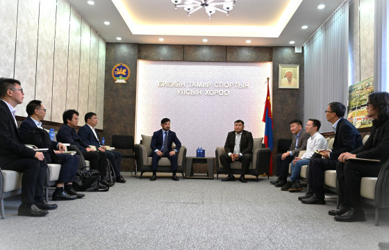 БТСУХ-ныхон “ПРЕЗИДЕНТ” спорт цогцолборыг барих төслийн багтай уулзлаа