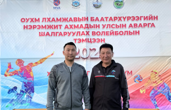 Ховд аймагт ахмад волейболчдын улсын аварга эхэллээ