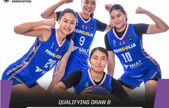 “MONGOLIA” баг “FIBA 3x3 Sabail Women’s Series”-т өрсөлдөнө