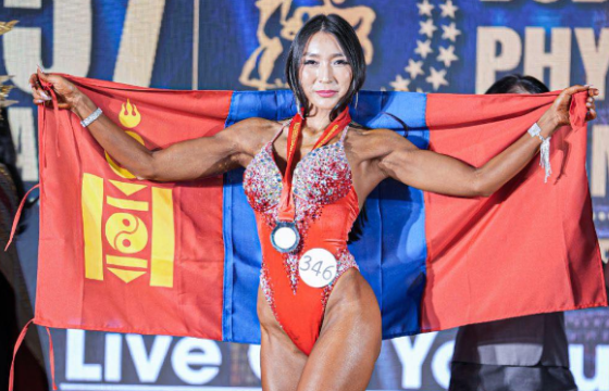 Ж.Ундрах бодибилдингийн Ази тивийн аваргаас мөнгөн медаль хүртлээ