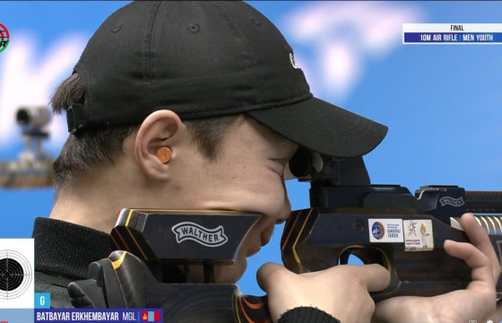 Б.Эрхэмбаяр буудлага спортын Азийн аваргаас мөнгөн медаль хүртэв