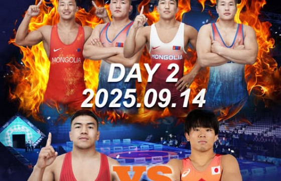 Дэлхийн аваргын хоёр дахь өдөр манай таван бөх өрсөлдөнө