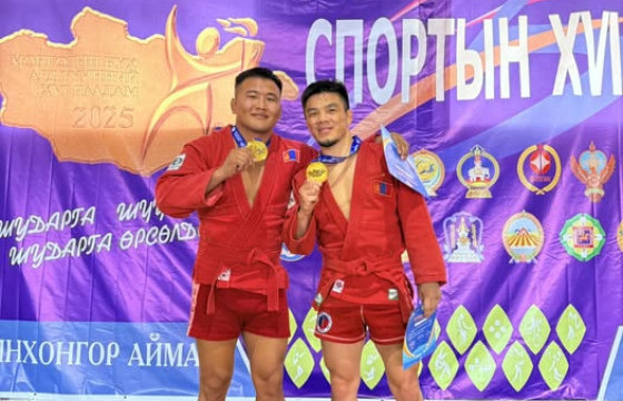 Д.Алтансүх, Ч.Марал-Эрдэнэ нар XVI их наадмаас алтан медаль хүртжээ