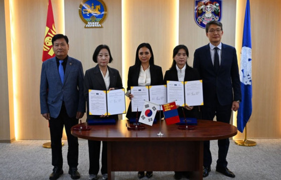 Улаанбаатар хотын Нийтийн төв номын сан Пусан хотын номын сантай хамтын ажиллагааны санамж бичиг байгууллаа