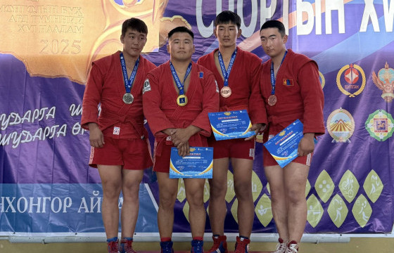 Орхоны самбочид бүх ард түмний XVI наадмаас 3 алт, 3 хүрэл медаль хүртэв
