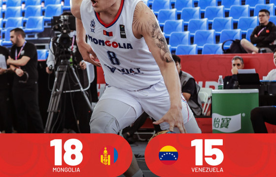 Монгол Улсын “U23”-ын шигшээ баг, Венесуэлийн багийг 18:15-аар хожлоо   