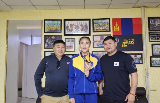 “Мон-Алтиус” БТДС дэлхийн аваргын хүрэл медальт Т.Энхжинд хүндэтгэл үзүүлэв