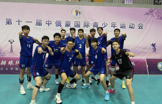 Волейболын баг Монгол туургатан хүүхдийн наадмын эхний хожлоо авлаа