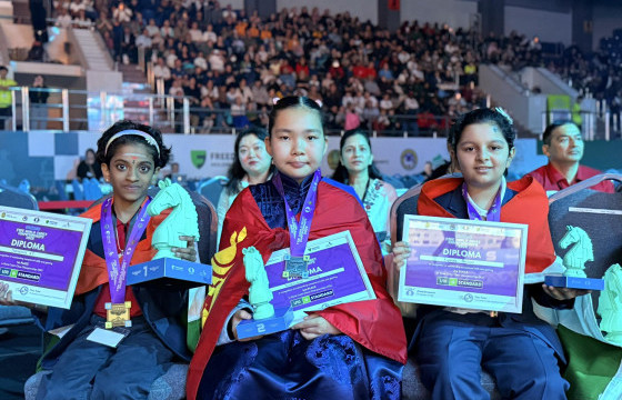 Ч.Нандинжигүүр шатрын өсвөрийн дэлхийн аваргаас мөнгөн медаль хүртлээ