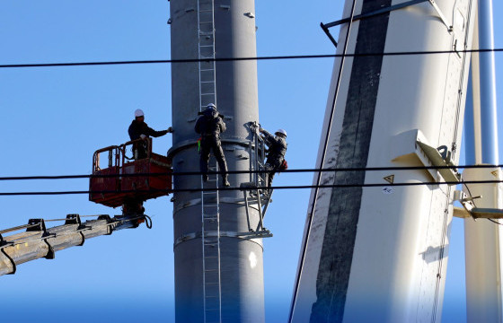 Дүүжин замын тээвэр төслийн 8 дахь тулгуур баганыг суурилууллаа