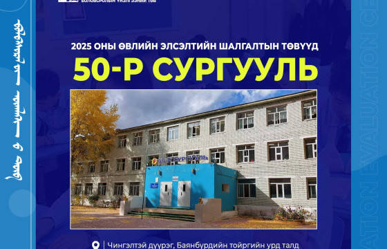 2025 оны өвлийн Элсэлтийн шалгалтын төвүүд