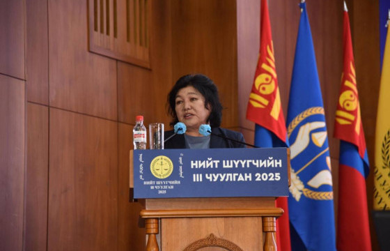 ШҮҮХИЙН ЕРӨНХИЙ ЗӨВЛӨЛИЙН ДАРГААР  П.ЗОЛЗАЯА СОНГОГДЛОО