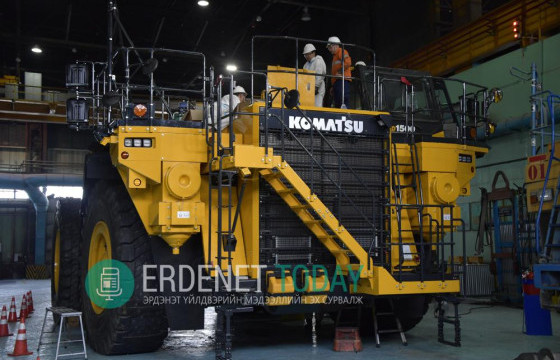 Авто тээврийн цех 11 дэх “Комацу”-гаа угсарч байна